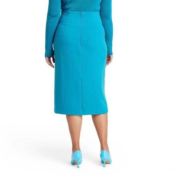 NWT Sergio Hudson × Target High-Waist Slitted Pencil Skirt - XS or S - Picture 4 of 5